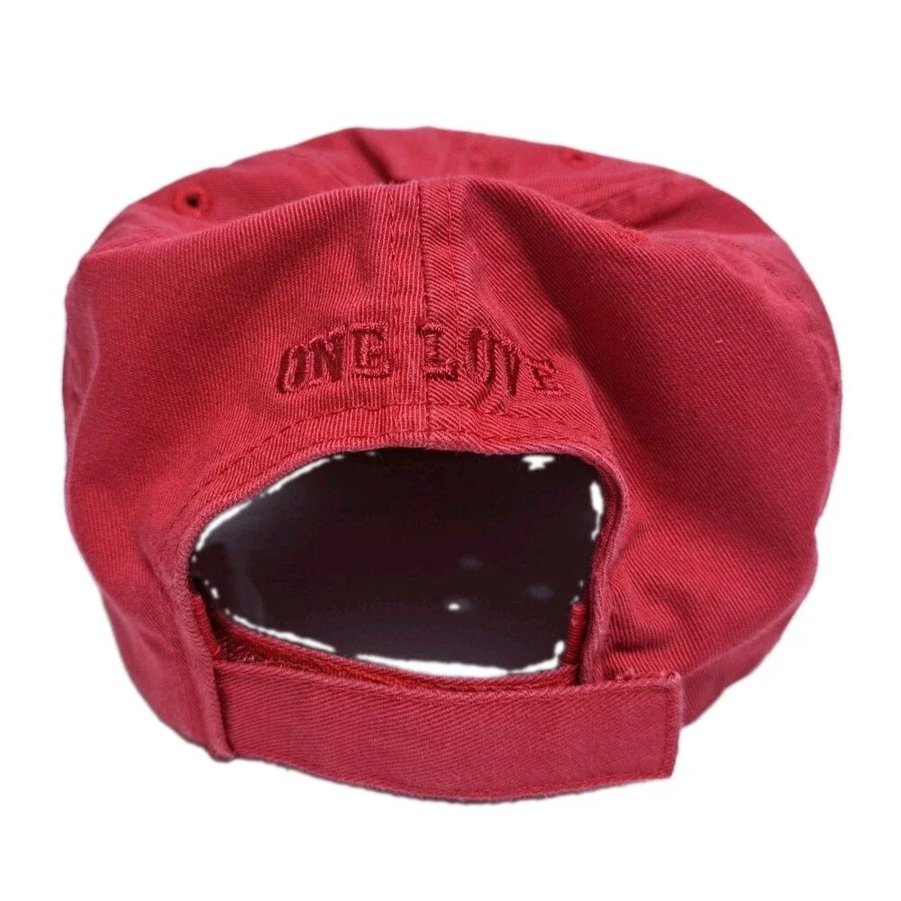 Raising Canes Crew Hat Chicken Fingers Red Employee Love Adjustable Cap Cane's